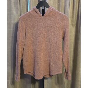 Loft Knit Hooded Pullover Sweater‎ Womens Size Small Pink